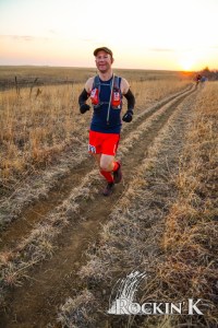 The race starts at sunrise in the Smoky Hills of Kansas.