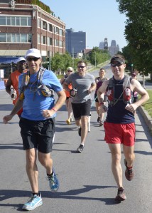 Running some early miles with Rick Troeh.