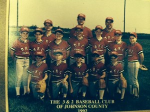 1992 MKC Electronics baseball team; Johnson County 3&2; sixth grade.