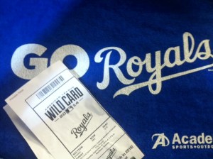 Royals playoff tickets were available for the first time since 1985.