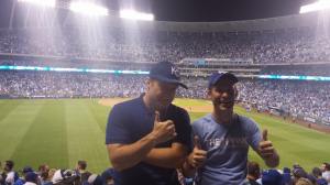 Celebrating a Royals playoff victory for the first time since I was 5 years old. The ticket was money well spent.
