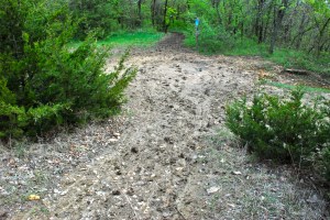 The aftermath of Lands End on April 25, a week after the race.