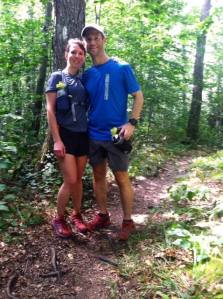 Alex and me on the Appalachian Trail in Vermont!